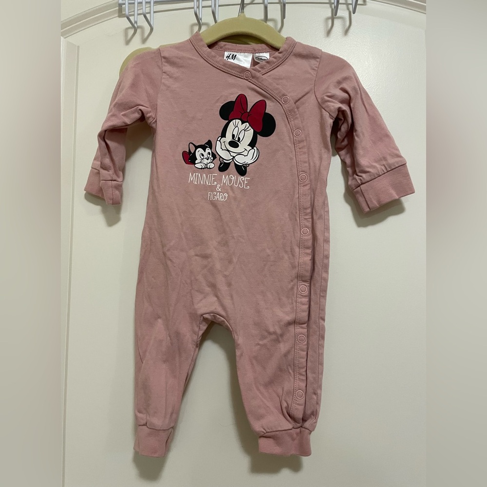 HM Minnie & Figaro Footie One Piece